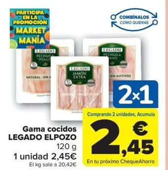 Carrefour Gama cocidos LEGADO ELPOZO oferta