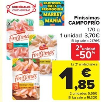 Carrefour Finissimas CAMPOFRÍO oferta