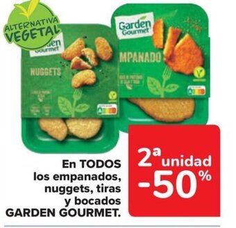 Carrefour EN TODOS los empanados, nuggets, tiras y bocados GARDEN GOURMET oferta