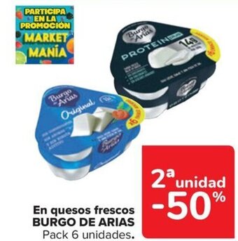 Carrefour En quesos frescos BURGO DE ARIAS oferta