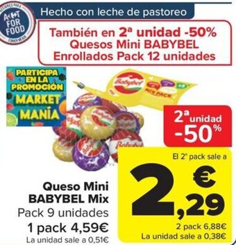 Carrefour Queso Mini BABYBEL Mix oferta