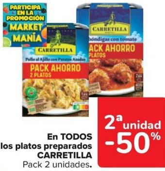 Carrefour EN TODOS los platos preparados CARRETILLA oferta