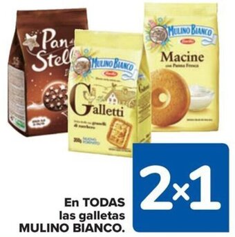 Carrefour EN TODAS las galletas MULINO BIANCO oferta