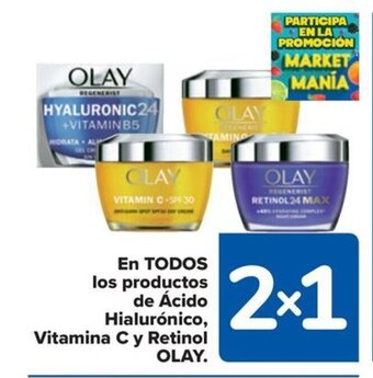 Carrefour EN TODOS los productos de Ácido Hialurónico, Vitamina C y Retinol OLAY oferta