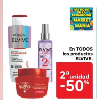 Carrefour EN TODOS los productos ELVIVE oferta