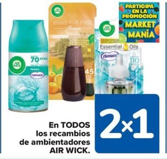 Carrefour EN TODOS los recambios de ambientadores AIR WICK oferta