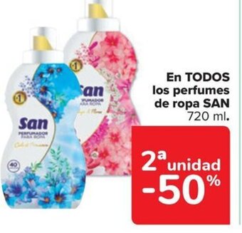 Carrefour EN TODOS los perfumes de ropa SAN oferta