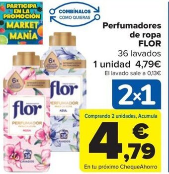 Carrefour Perfumadores de ropa FLOR oferta