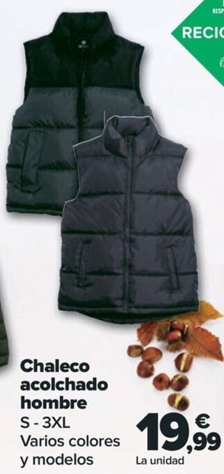 Carrefour Chaleco acolchado hombre oferta