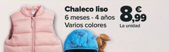 Carrefour Chaleco liso oferta