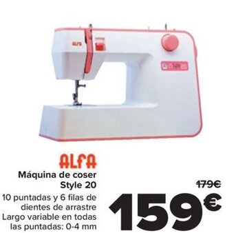 Carrefour Máquina de coser Style 20 oferta