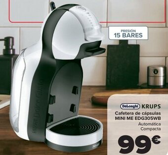 Carrefour Cafetera de cápsulas MINI ME EDG305WB oferta