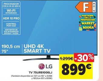 Carrefour LG TV 75UR81006LJ oferta