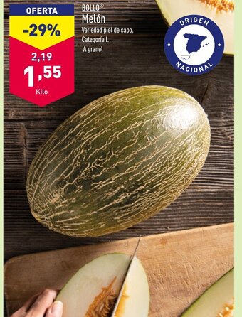 ALDI Melón oferta
