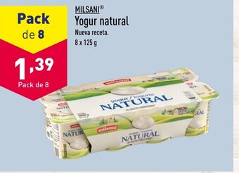 ALDI MILSANIⓇ Yogur natural oferta
