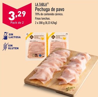 ALDI LA TABLAⓇ Pechuga de pavo oferta