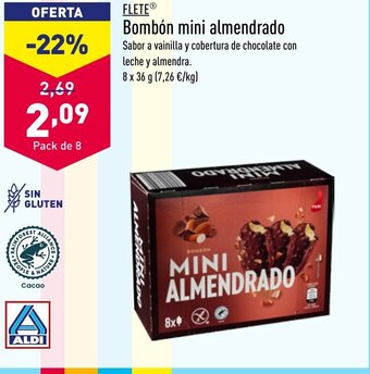 ALDI FLETEⓇ Bombón mini almendrado oferta