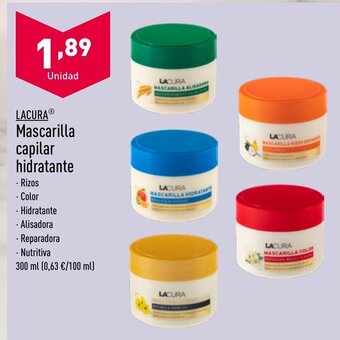 ALDI LACURAⓇ Mascarilla capilar hidratante oferta