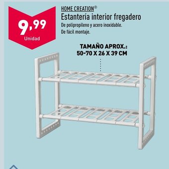 ALDI HOME CREATIONⓇ Estantería interior fregadero oferta