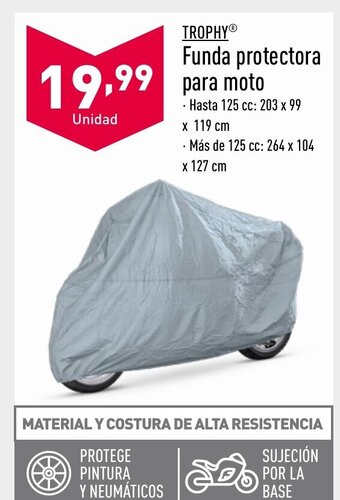 ALDI TROPHYⓇ Funda protectora para moto oferta