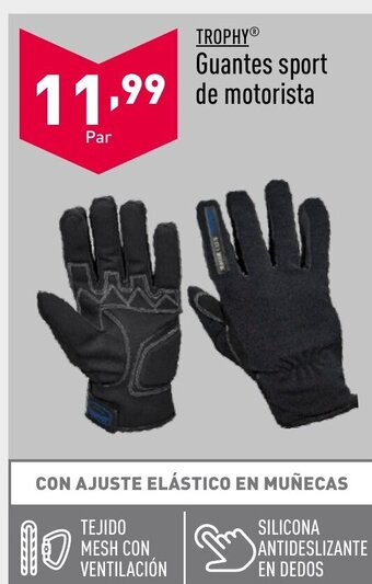ALDI TROPHYⓇ Guantes de motorista oferta