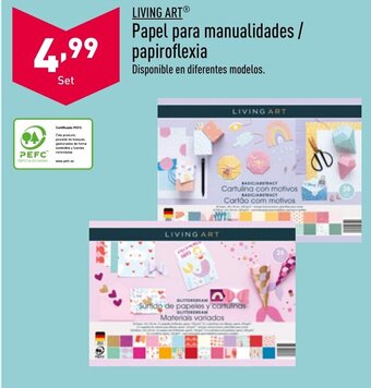 ALDI LIVING ARTⓇ Papel para manualidades / papiroflexia oferta