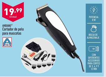 ALDI AMBIANOⓇ Cortador de pelo para mascotas oferta
