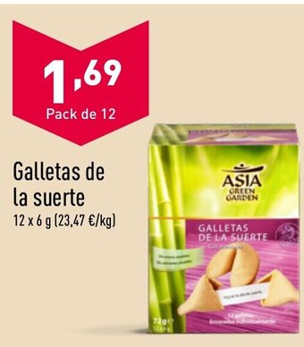 ALDI ASIA GREEN GARDEN Galletas de la suerte oferta