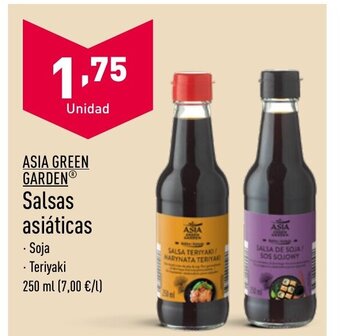 ALDI ASIA GREEN GARDENⓇ Salsas asiáticas oferta