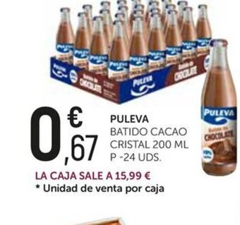 Comerco Cash & Carry PULEVA BATIDO CACAO CRISTAL 200 ML oferta