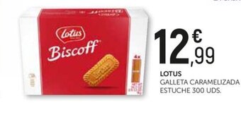 Comerco Cash & Carry LOTUS GALLETA CARAMELIZADA ESTUCHE 300 UDS oferta