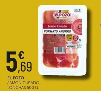 Comerco Cash & Carry EL POZO JAMÓN CURADO LONCHAS 500 G oferta