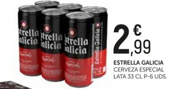 Comerco Cash & Carry ESTRELLA GALICIA CERVEZA ESPECIAL LATA 33 CL P-6 UDS. oferta