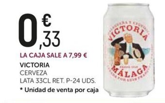 Comerco Cash & Carry VICTORIA CERVEZA oferta