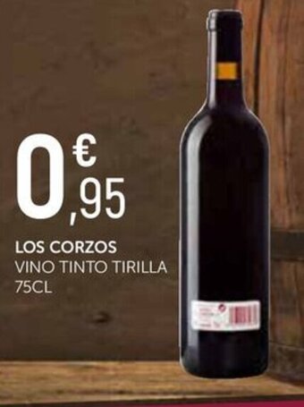 Comerco Cash & Carry LOS CORZOS VINO TINTO TIRILLA 75CL oferta
