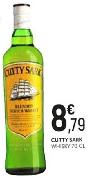 Comerco Cash & Carry CUTTY SARK WHISKY 70 CL oferta