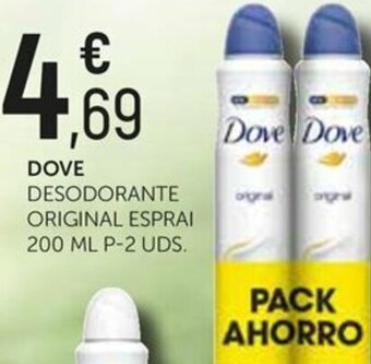 Comerco Cash & Carry DOVE DESODORANTE ORIGINAL ESPRAI 200 ML P-2 UDS. oferta