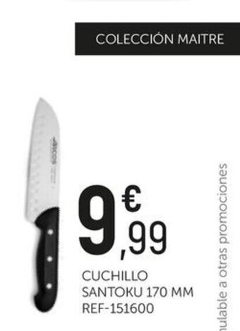 Comerco Cash & Carry CUCHILLO SANTOKU 170 MM REF-151600 oferta