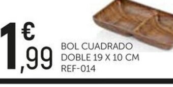 Comerco Cash & Carry BOL CUADRADO DOBLE 19 X 10 CM REF-014 oferta