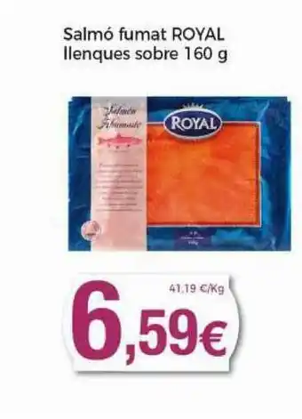 Keisy Salmó Fumat Royal Llenques Sobre 160g oferta