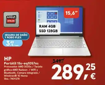 Worten Hp Portátil 15s-eq1057ns oferta