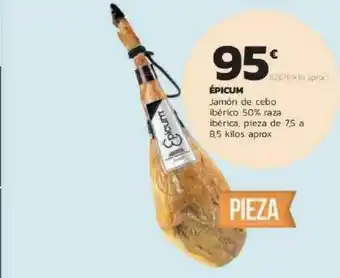 Supermercados Lupa épicum Jamón De Cebo Ibérico 50% Raza Ibérica oferta