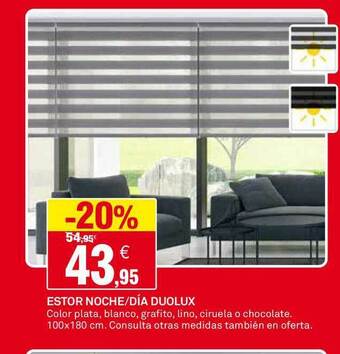 Bricoking Estor Noche-Día Duolux oferta
