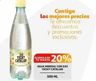 Alcampo Agua Mineral Con Gas Vichy Catalan 500ML oferta