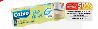 Alcampo Atún Claro En Aceite De Oliva Bajo En Sal Vuelca Fácil Calvo oferta