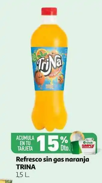 Alcampo Refresco Sin Gas Naranja Trina oferta