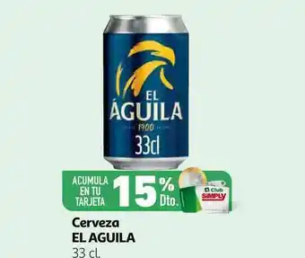 Alcampo Ceveza El Aguila 33cl oferta