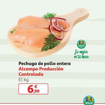 Alcampo Pechuga De Pollo Entera oferta