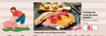 Alcampo Cachopo De Cinta De Lomo Duroc Jamón Y Queso oferta