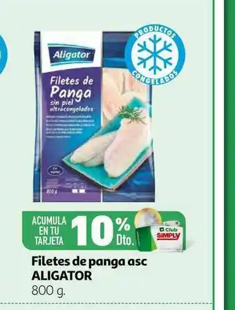 Alcampo Filetes De Panga Asc Aligator 800g oferta